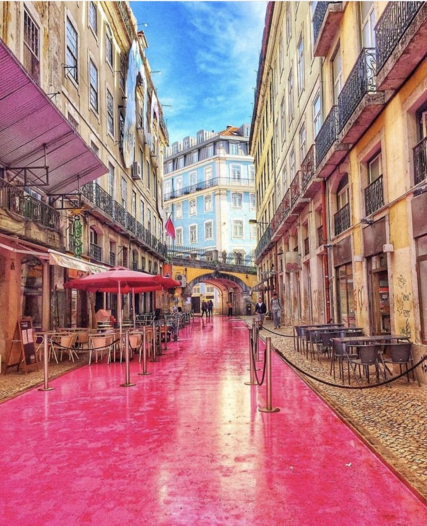 Lisbon's Pink Street